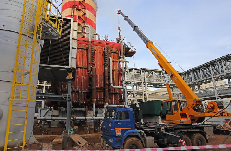 В Самарской области на 70 % завершено строительство третьего агрегата карбамида на "Тольяттиазоте"