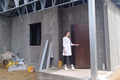 В посёлке Власть Труда строят новый ФАП