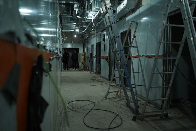 В областной детской больнице имени Н. Н. Ивановой завершается строительство операционного блока