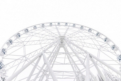 В парке Гагарина колесо обозрения перейдет на новый график работы