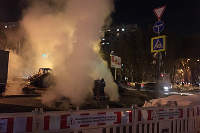 Повторный прорыв произошел на трубопроводе в Самаре 