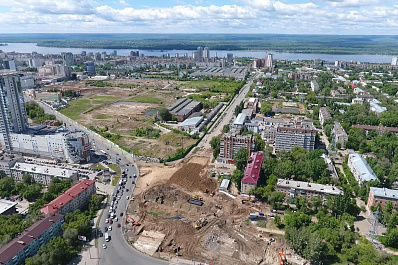В Самаре открыли двустороннее движение по улице Киевской