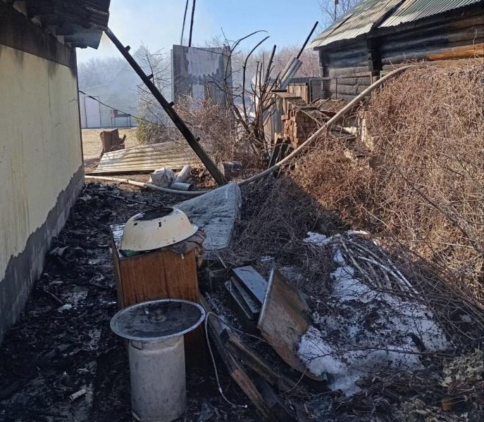 В Самарской области 23 марта пожар в банях унес жизнь одного человека