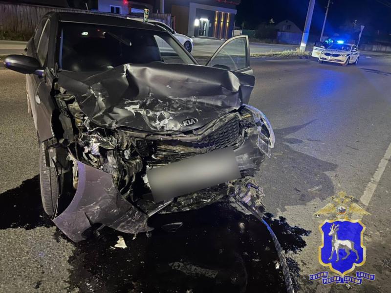 В Самаре на Московском шоссе столкнулись четыре легковушки