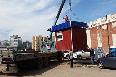 Незаконную автостоянку снесли в Железнодорожном районе Самары