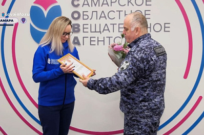 Телеканал "Губерния" отметили наградой за освещение работы росгвардейцев