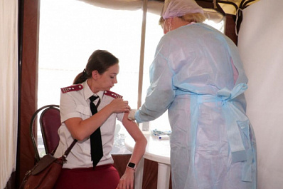 Жители Отрадного прошли вакцинацию от COVID-19 в местном ДК