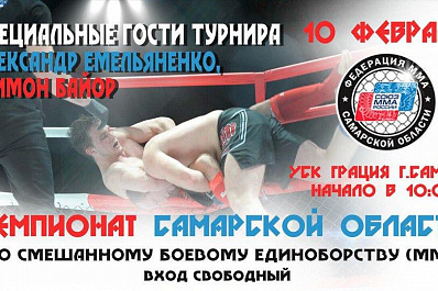 В Самаре пройдет чемпионат области по смешанному боевому единоборству