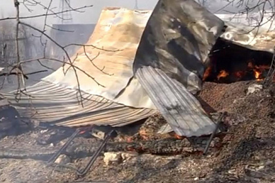 Журналисты приехали на противопожарный рейд, а попали на пожар   