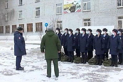 В губернии заканчивается осенний призыв в армию
