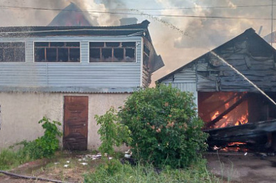 В Кинеле 7 июня тушили три жилых дома