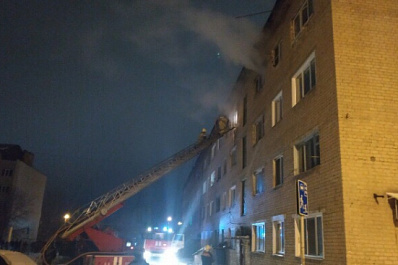 В Сызрани в общежитии из-за пожара эвакуировали 92 человека