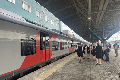 В Беларусь на туристическом поезде прибыли первые гости из России