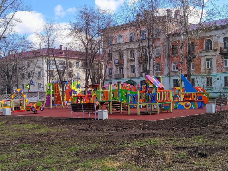 Благоустройство дворов в Тольятти планируют завершить до 1 сентября