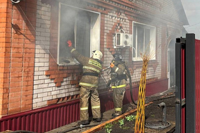 В пожаре в Похвистневском районе пострадал человек