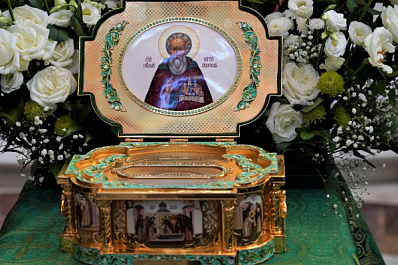 В Самару 4 августа 2022 года прибыл ковчег с мощами Сергия Радонежского