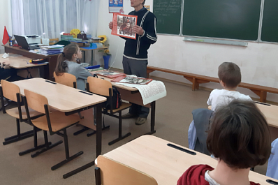 В похвистневской школе ученики узнали о подвигах земляков