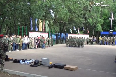 Саперы-взрывотехники ОМОНа поделились секретами мастерства с самарскими школьниками