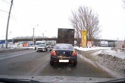 Водитель-нарушитель из Тольятти попал на видео