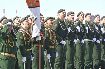 В Самаре начались репетиции военных к 9 Мая в парадной форме