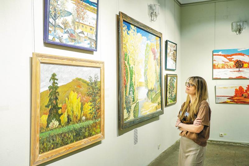 Цветовая палитра природы: в Самарском художественном музее работает выставка Николая Ельцова 