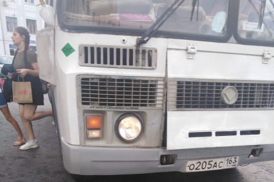 В Самаре обнаружили незаконный автобус №48к