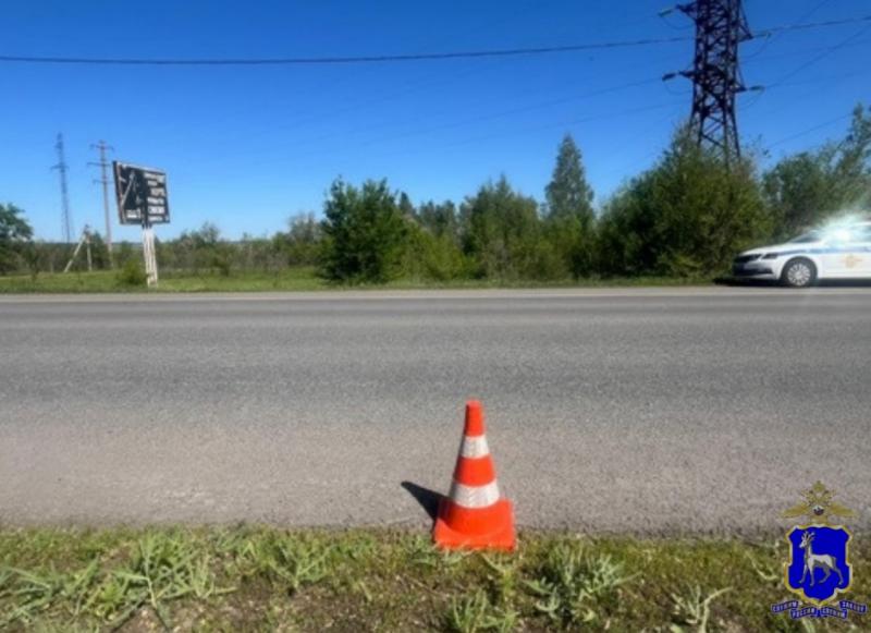 В Самарской области ночью на трассе водитель без прав вылетел в кювет