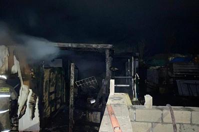 В Безенчуке 25 ноября вспыхнула бытовка