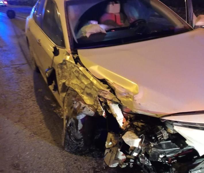 9 февраля водителя госпитализировали после столкновения двух иномарок под Самарой