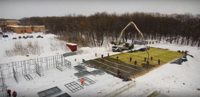 В Самаре и Тольятти подрядчики завершают монтаж основания зданий ковид-госпиталей