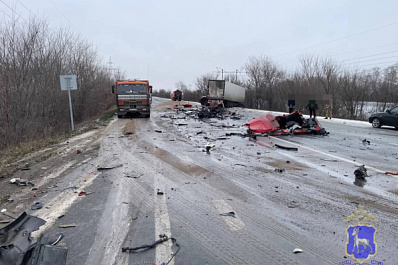 Появились подробности смертельной аварии с большегрузами на трассе "Обход Самары"