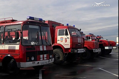 Рядом с Самара Ареной развернули подвижный пункт управления МЧС