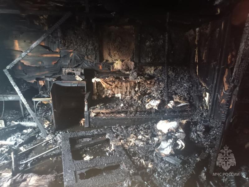 В Самарской области загорелся частный дом на 60 "квадратах"