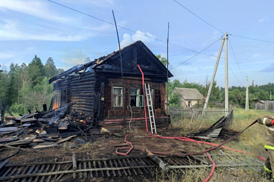 В Самарской области из-за возгорания сухой травы вспыхнул жилой дом