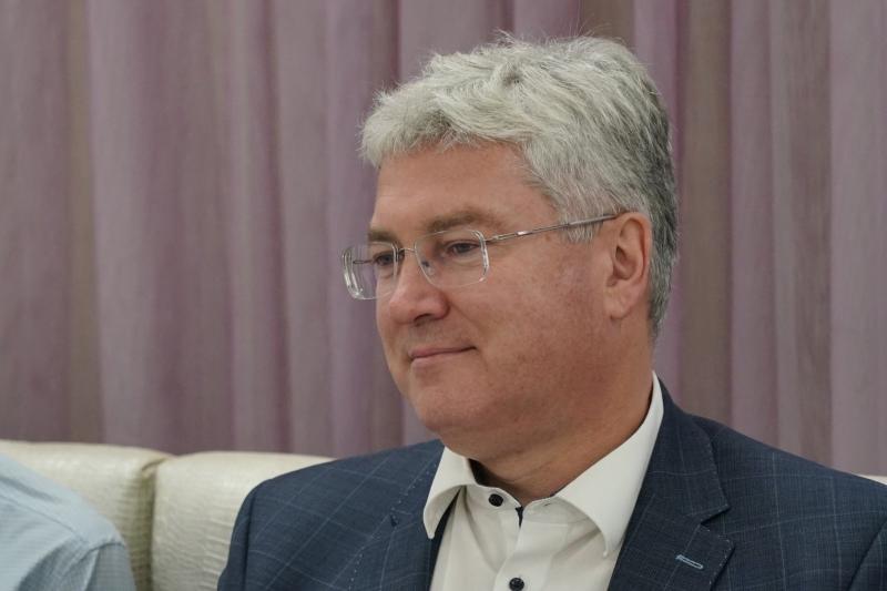 Виктор Кудряшов провел рабочую встречу с председателем правительства ДНР Евгением Солнцевым