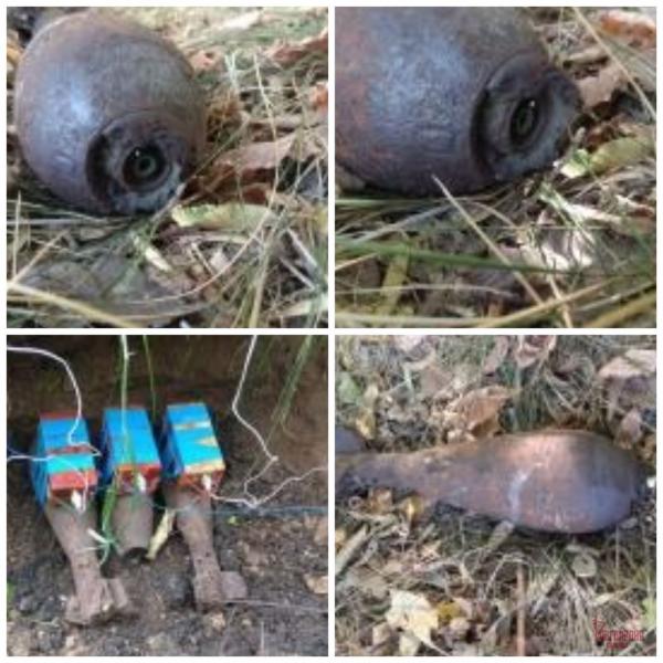 В поле под Сызранью нашли и уничтожили три артиллерийских снаряда