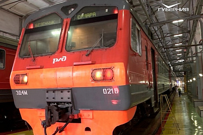 В Самаре проводится дезинфекция пригородных электричек