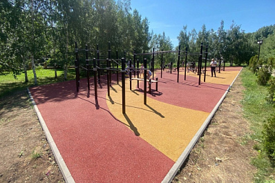 В Похвистневе по нацпроекту благоустроили парк "Юбилейный"