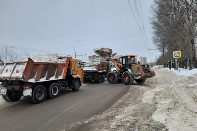 За день из Тольятти вывезено почти 4 тысячи кубометров снега