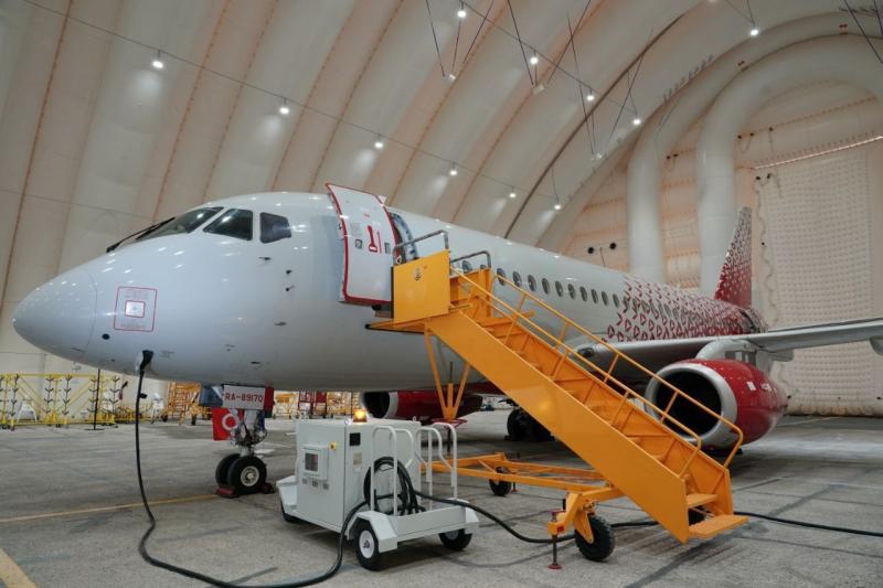 В Самаре в аэропорту Курумоч запустили линейную станцию технического обслуживания самолетов SSJ-100