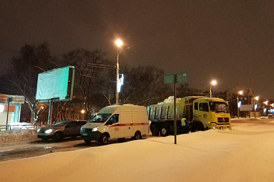 В Самаре грузовик врезался в скорую, пострадали 4 человека 