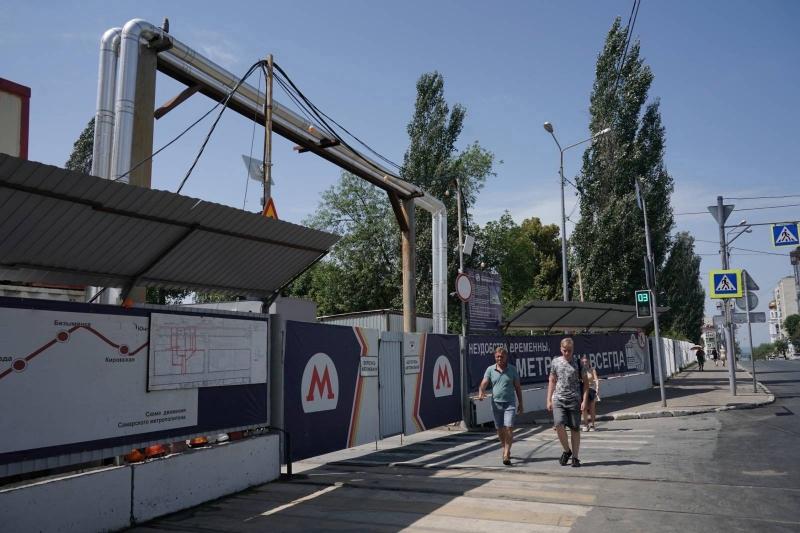 Метростроители завершили подготовительные работы на перекрестке Красноармейской и Галактионовской в Самаре