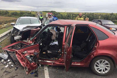 Назван предварительный виновник смертельной аварии на трассе М5 под Самарой