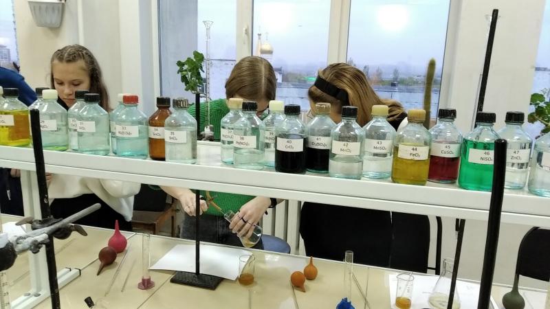 Школьники Самары попробовали себя в профессии лаборанта химического анализа