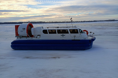 На маршруте Самара - Рождествено суда на воздушной подушке начнут ходить после 10 декабря