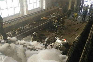 В Сызрани эвакуировали людей из-за пожара на заводе ЖБК