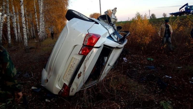 В Самарской области водитель на трассе улетел в кювет