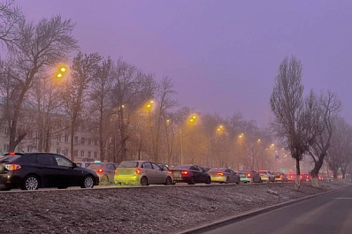 Самару вечером 19 декабря сковали 8-балльные пробки