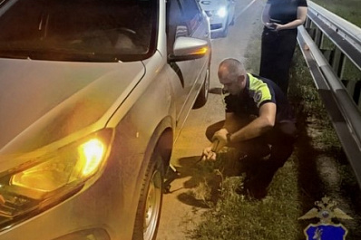 В Самарской области полицейские помогают водителям в экстремальных ситуациях