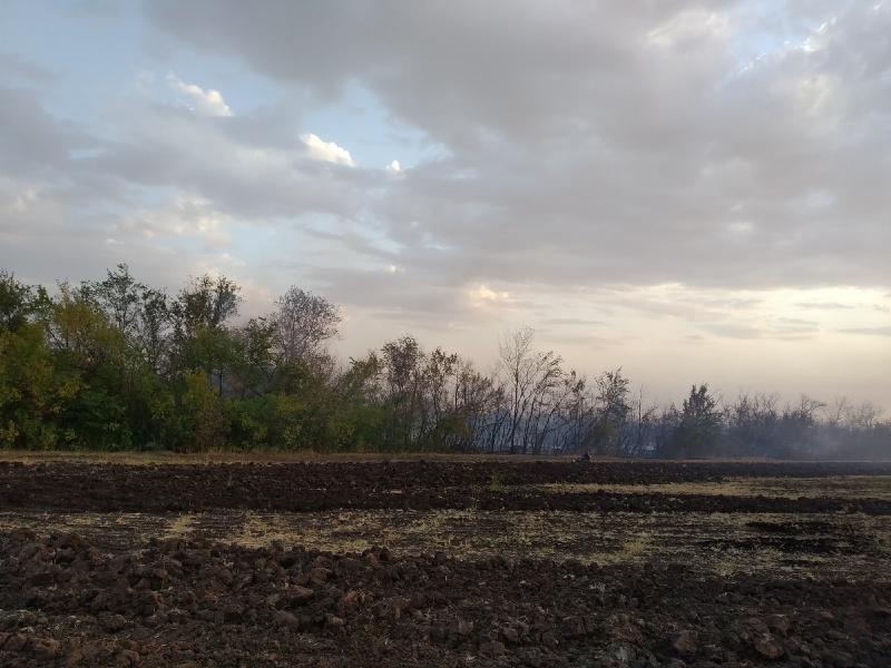 Пожарные ликвидировали открытое горение в Кинельском районе